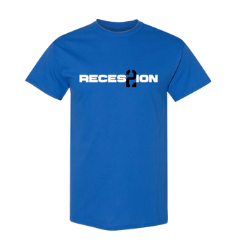 Recession 2 Blue Tee